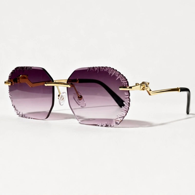 Oricco Rimless Shades - Violet - Sunglasses - Eric Muller - Image 1