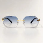 Oricco Rimless Shades - Slate - sunglasses - Eric Muller - Image 2