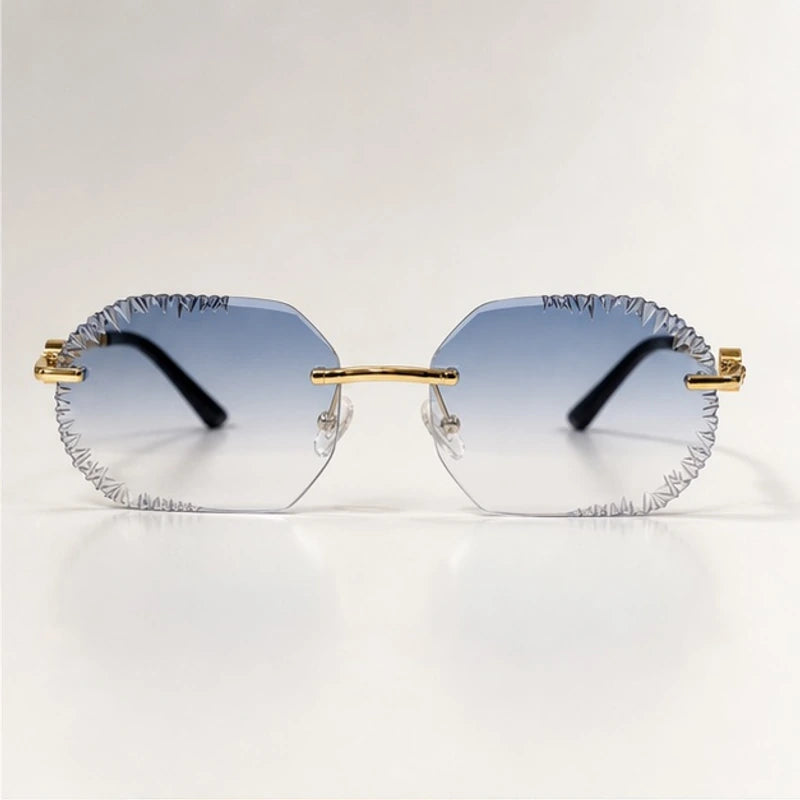 Oricco Rimless Shades - Slate - sunglasses - Eric Muller - Image 2