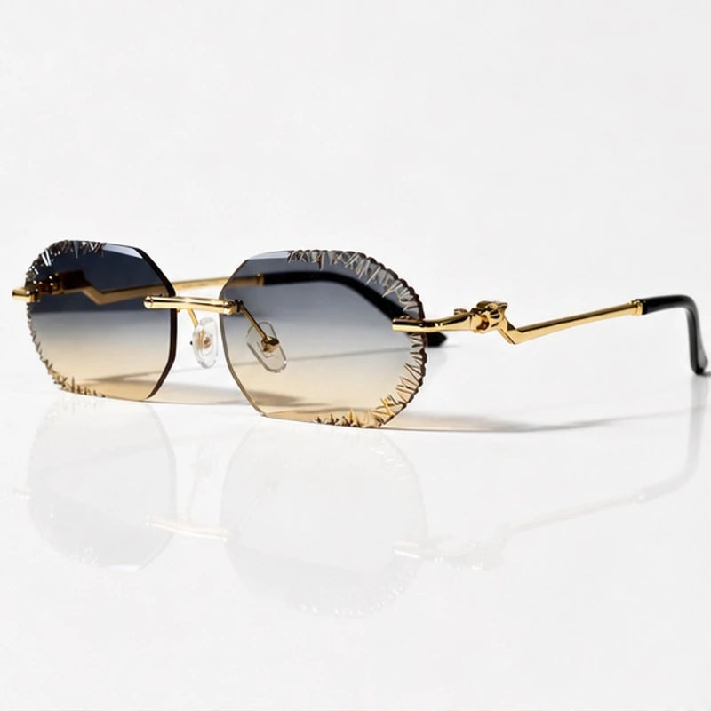 Oricco Rimless Shades - Smoke - Sunglasses - Eric Muller - Image 1