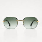 Oricco Rimless Shades - Sage - sunglasses - Eric Muller - Image 2