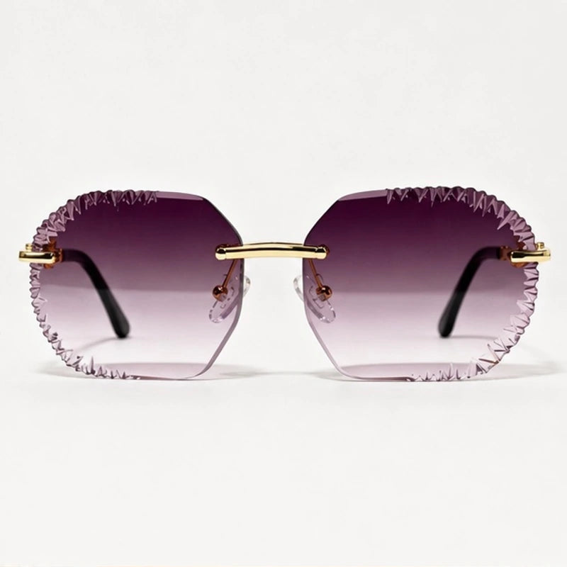 Oricco Rimless Shades - Violet - sunglasses - Eric Muller - Image 2