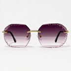 Oricco Rimless Shades - Violet - sunglasses - Eric Muller - Image 2