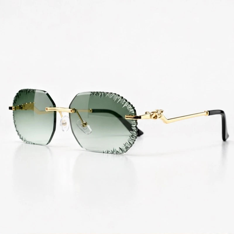 Oricco Rimless Shades - Sage - Sunglasses - Eric Muller - Image 1