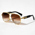 Orin Double-Bridge Aviator Shades - Mocha - Sunglasses - Eric Muller - Image 1
