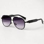 Orin Double-Bridge Aviator Shades - Graphite - Sunglasses - Eric Muller - Image 1
