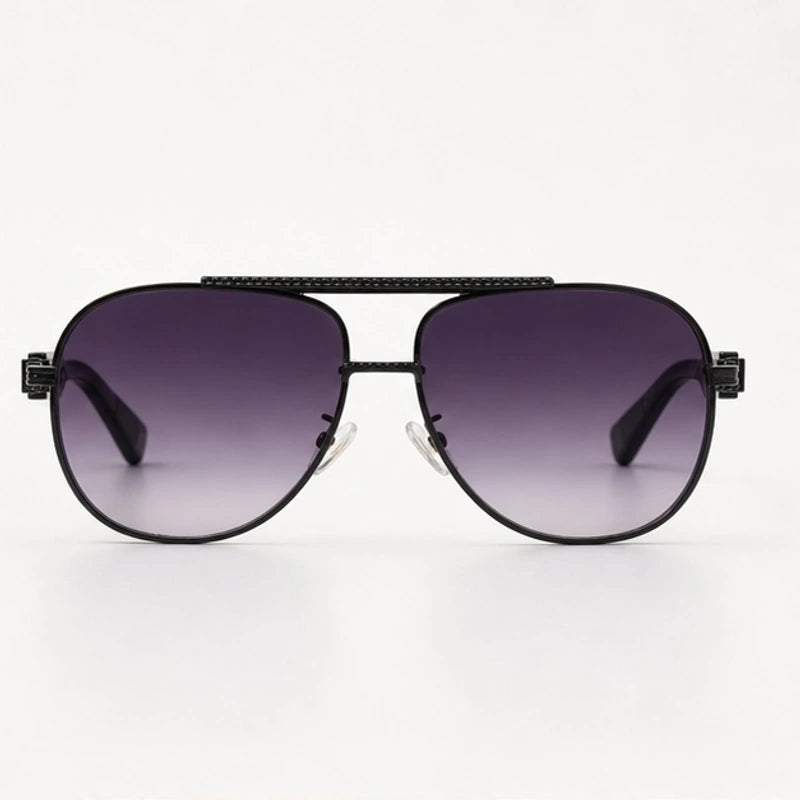 Orin Double-Bridge Aviator Shades - Graphite - sunglasses - Eric Muller - Image 2