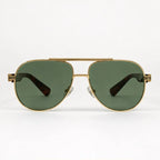 Orin Double-Bridge Aviator Shades - Olive - sunglasses - Eric Muller - Image 2
