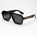 Orson Square Pilot Sunglasses - Raven - Sunglasses - Eric Muller - Image 1