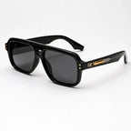 Orson Square Pilot Sunglasses - Raven - Sunglasses - Eric Muller - Image 1
