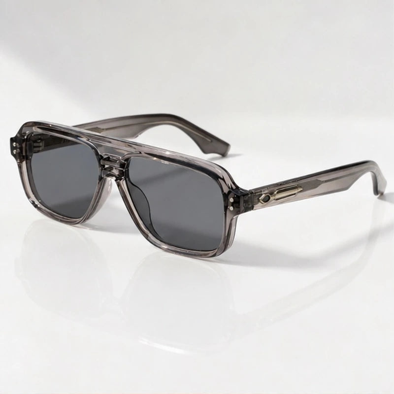 Orson Square Pilot Sunglasses - Ash - Sunglasses - Eric Muller - Image 1