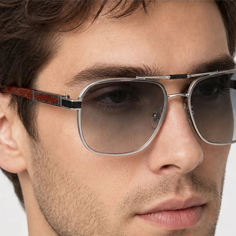 Orsono Squared Lens Shades - Onyx - square sunglasses - Eric Muller - Image 3