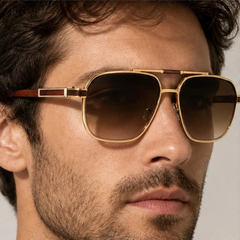 Orsono Squared Lens Shades - Ember - square sunglasses - Eric Muller - Image 3
