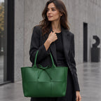 Petra Leather Tote Bag - Emerald - Accessories > Handbags > Tote Bags - Eric Muller - Image 1