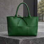 Petra Leather Tote Bag - Emerald - Accessories > Handbags > Tote Bags - Eric Muller - Image 2