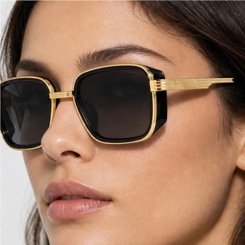 Planva Square Shades - Obsidian - square sunglasses - Eric Muller - Image 3