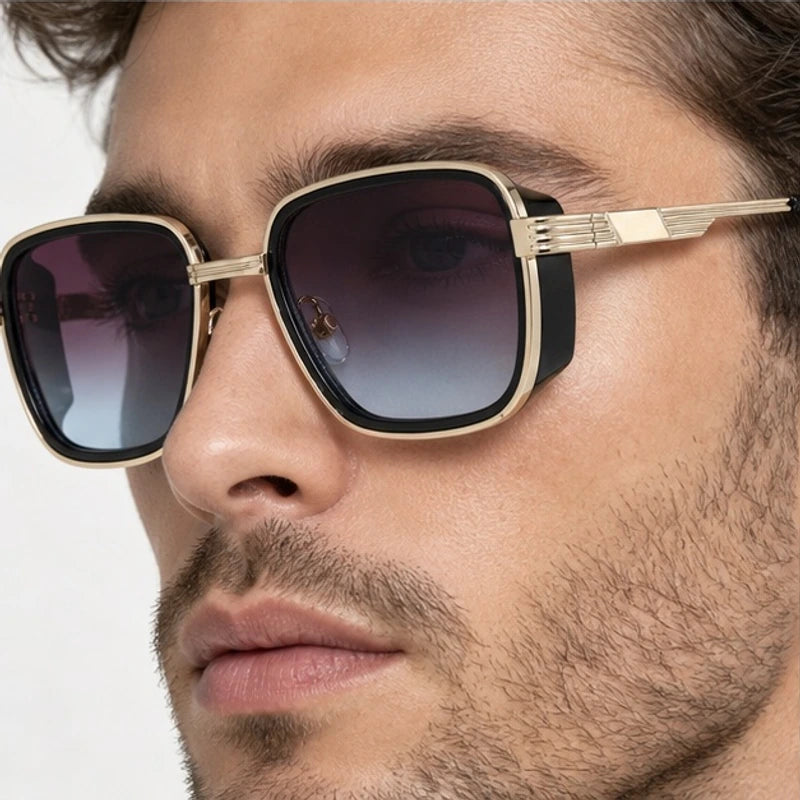 Planva Square Shades - Auric - square sunglasses - Eric Muller - Image 3