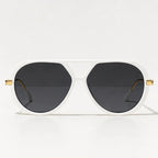 Ravello Oversized Aviator Shades - Ivory - sunglasses - Eric Muller - Image 2