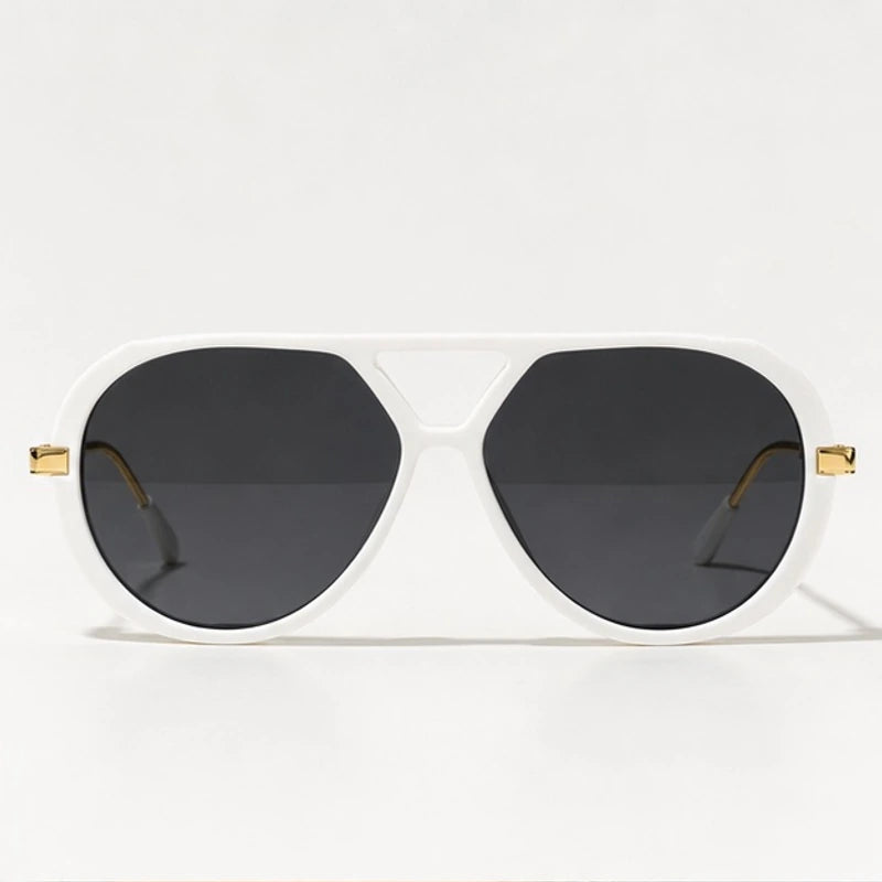Ravello Oversized Aviator Shades - Ivory - sunglasses - Eric Muller - Image 2