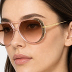 Ravello Oversized Aviator Shades - Lace - aviator sunglasses - Eric Muller - Image 3