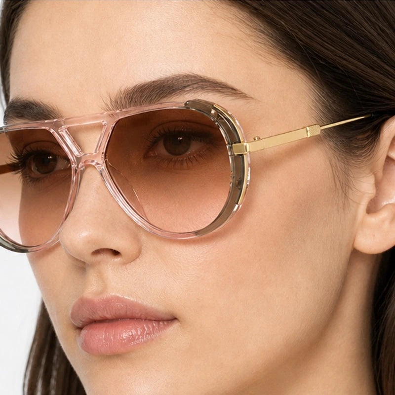 Ravello Oversized Aviator Shades - Lace - aviator sunglasses - Eric Muller - Image 3