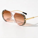 Ravello Oversized Aviator Shades - Lace - Sunglasses - Eric Muller - Image 1