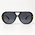 Ravello Oversized Aviator Shades - Onyx - sunglasses - Eric Muller - Image 2