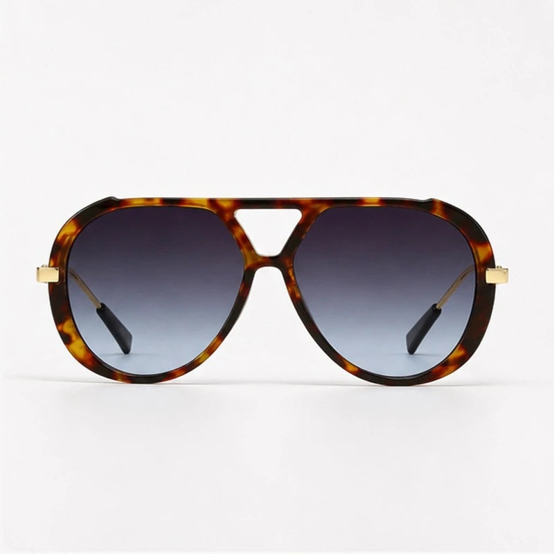 Ravello Oversized Aviator Shades - Havana - sunglasses - Eric Muller - Image 2