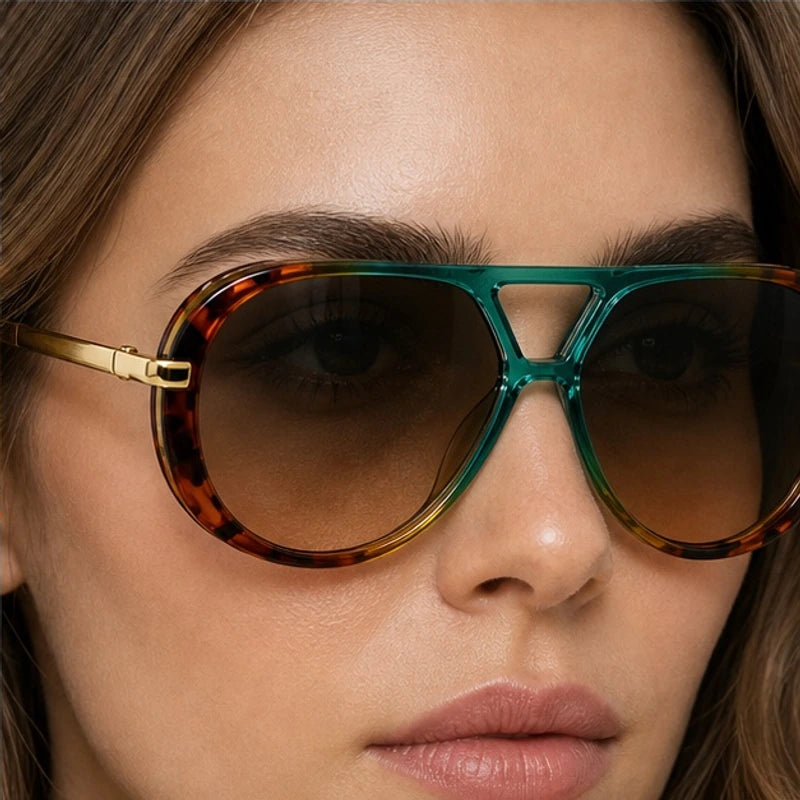 Ravello Oversized Aviator Shades - Tropez - aviator sunglasses - Eric Muller - Image 3
