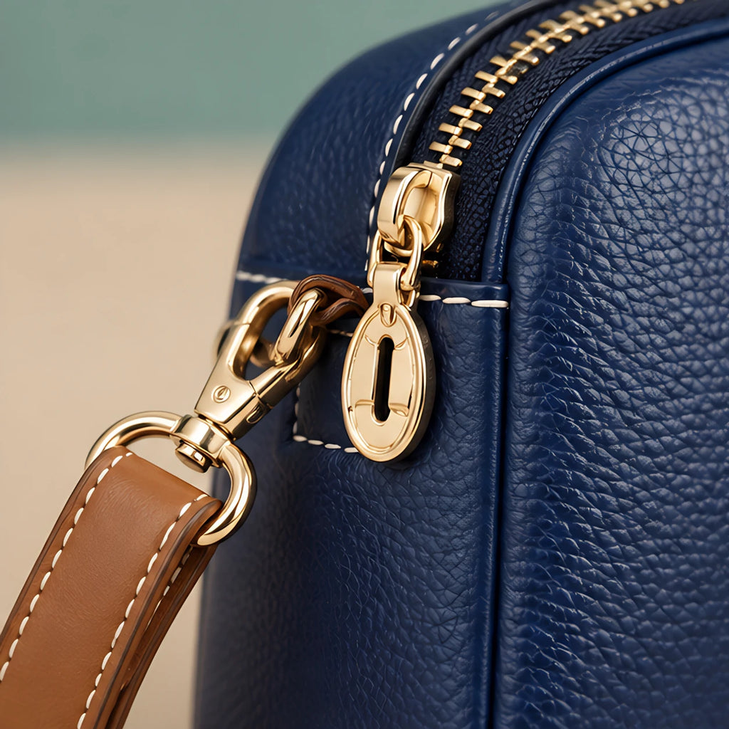 Rhea Women's Two-Tone Crossbody Bag - Blue - Bag Accessories | Woman - Eric Muller - Image 3