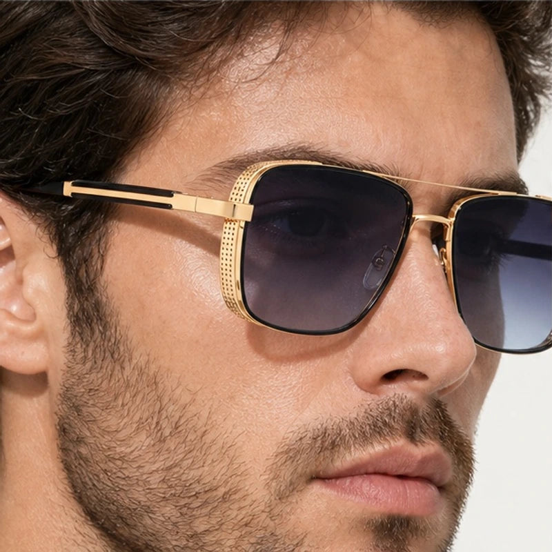 Riven Aviator Shades - Slate - gradient lenses - Eric Muller - Image 3