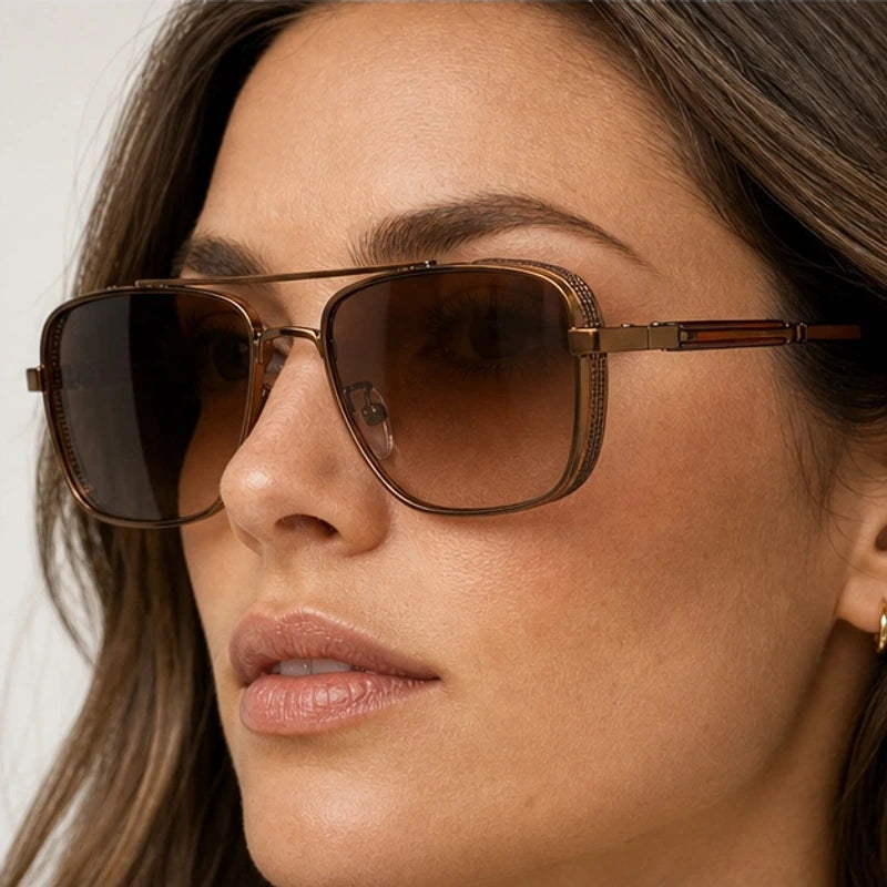 Riven Aviator Shades - Espresso - uv400 protection - Eric Muller - Image 4