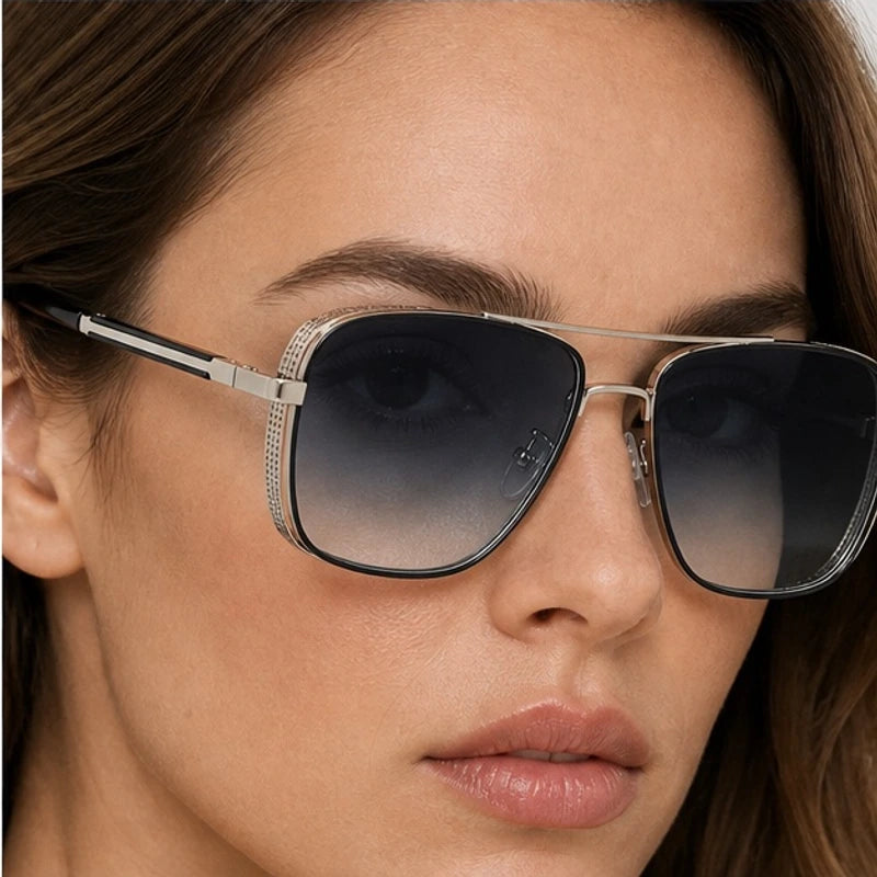 Riven Aviator Shades - Frost - uv400 protection - Eric Muller - Image 4