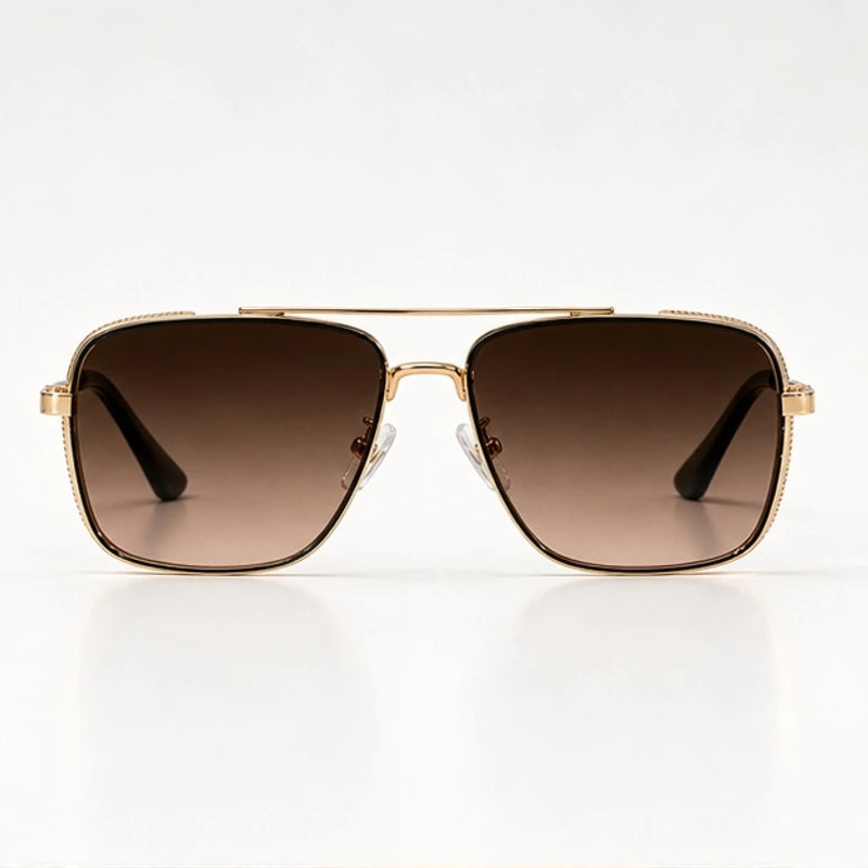 Riven Aviator Shades - Amber - aviator sunglasses - Eric Muller - Image 2