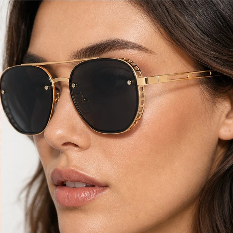 Rivvola Aviator Shades - Graphite - metal frame - Eric Muller - Image 4