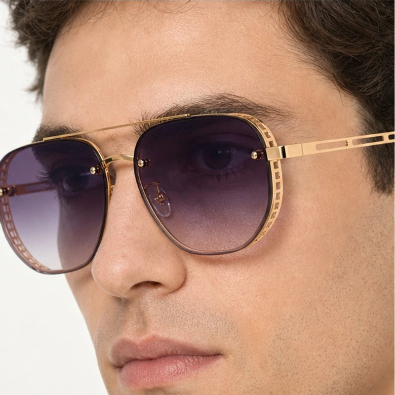 Rivvola Aviator Shades - Mauve - aviator sunglasses - Eric Muller - Image 3