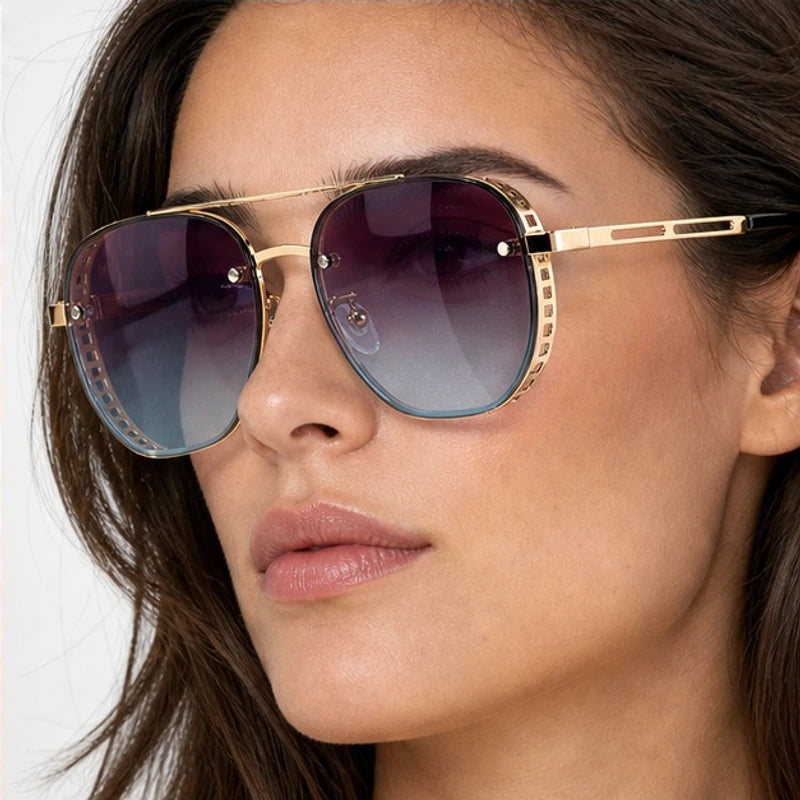 Rivvola Aviator Shades - Dusk - metal frame - Eric Muller - Image 4