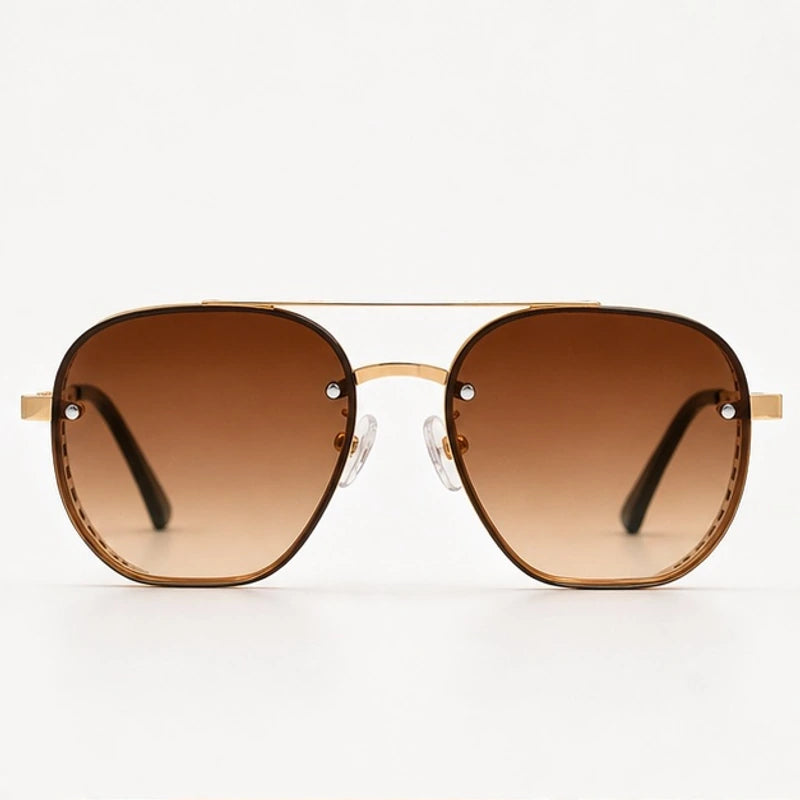Rivvola Aviator Shades - Cognac - sunglasses - Eric Muller - Image 2