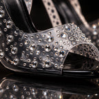 Rosanna Women's Rhinestone Stiletto Heels - Black - Sneakers - Eric Muller - Image 3