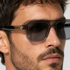 Rothmere Flat-Top Navigator Shades - Slate - navigator sunglasses - Eric Muller - Image 3