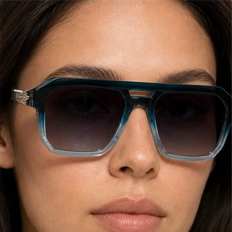 Rothmere Flat-Top Navigator Shades - Cobalt - flat-top - Eric Muller - Image 4