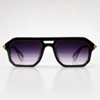 Rothmere Flat-Top Navigator Shades - Noir - sunglasses - Eric Muller - Image 2