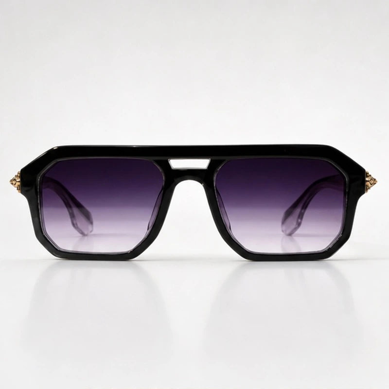 Rothmere Flat-Top Navigator Shades - Noir - sunglasses - Eric Muller - Image 2