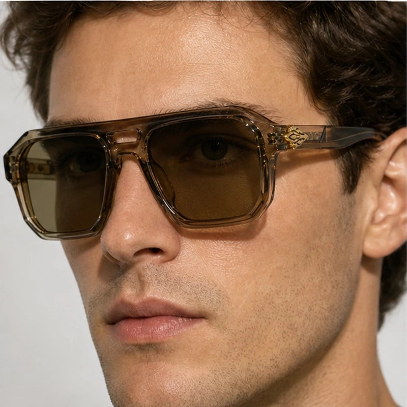 Rothmere Flat-Top Navigator Shades - Smoke - navigator sunglasses - Eric Muller - Image 3