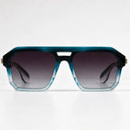 Rothmere Flat-Top Navigator Shades - Cobalt - sunglasses - Eric Muller - Image 2