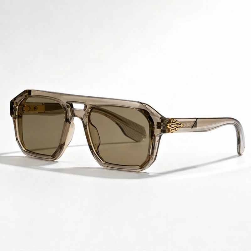 Rothmere Flat-Top Navigator Shades - Smoke - Sunglasses - Eric Muller - Image 1