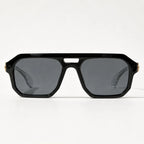 Rothmere Flat-Top Navigator Shades - Onyx - sunglasses - Eric Muller - Image 2