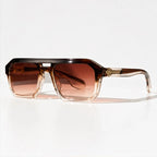 Rothmere Flat-Top Navigator Shades - Havana - Sunglasses - Eric Muller - Image 1