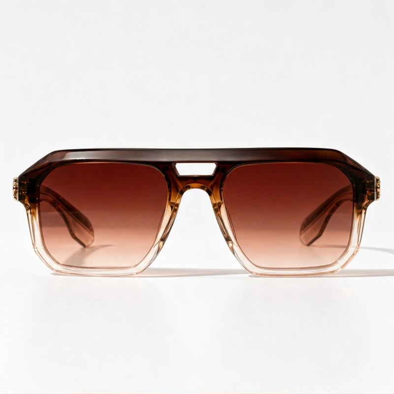 Rothmere Flat-Top Navigator Shades - Havana - sunglasses - Eric Muller - Image 2
