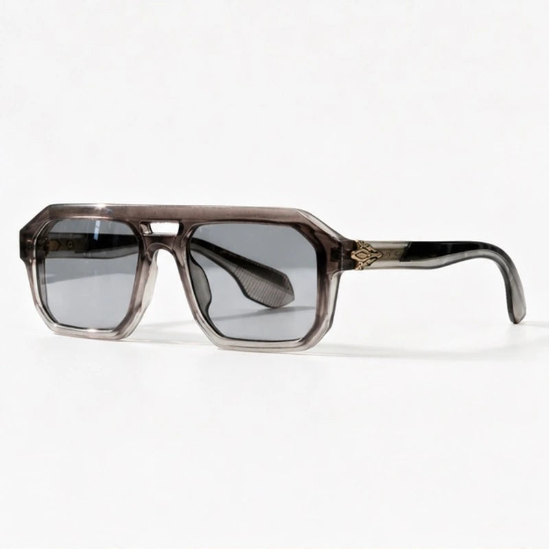 Rothmere Flat-Top Navigator Shades - Slate - Sunglasses - Eric Muller - Image 1